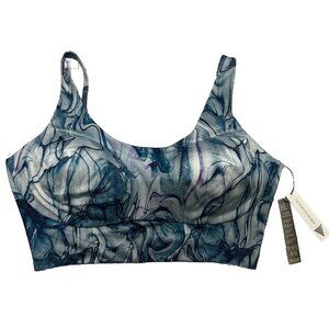 Victoria’s Secret Sports Bra Water Print Lightly Lined Allegro  NWT 38DD